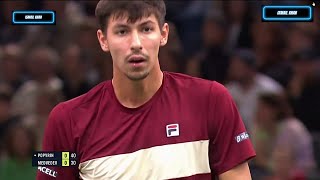 Alexei Popyrin vs Daniil Medvedev Highlights  Paris Masters 2024 [upl. by Airyk669]