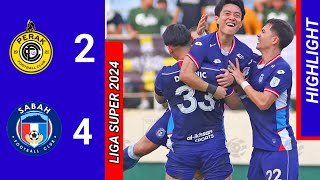 HIGHLIGHTS  PERAK FC 2  4 SABAH FC  LIGA SUPER 20242025 [upl. by Colline460]