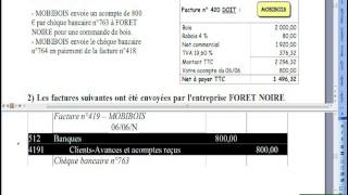 074 Enregistrement des factures Application 1 [upl. by O'Neill455]