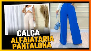 CALÇA FEMININA ALFAIATARIA PANTALONA [upl. by Reidid]