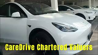 TESLA MODEL Y VIN LOCATION  CHASSIS NUMBER LOCATION CareDrive [upl. by Rednasyl]