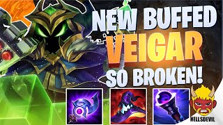 WILD RIFT  NEW BUFFED VEIGAR IS SO BROKEN  Challenger Veigar Gameplay  Guide amp Build [upl. by Ayeki]