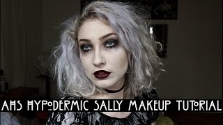 ☾ HALLOWEEN AHS Hypodermic SALLY Inspired  Makeup Hair amp Outfit ☽ [upl. by Tadd]