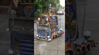 Rc Truck show Big scale model XXXL รถบรรทุกสิบล้อหัวลาก บังคับ SCANIA [upl. by Freddie535]