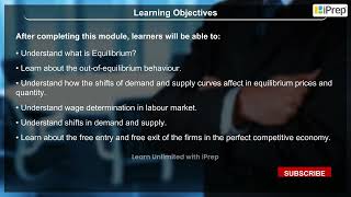 Objectives  Market Equilibrium  Economics Class 12th  iPrep [upl. by Einnob]