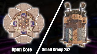 Rust 2x2 Shell  Small Group Widegapped 2x2  Rust 2022 Base Tutorial [upl. by Coppins]