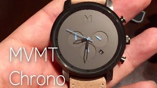 MVMT Gunmetal amp Sandstone Chrono 45mm Watch [upl. by Sherry51]