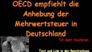 OECD empfiehlt eine Mehrwertsteuererhöhung für Deutschland  Wachstum [upl. by Isbella301]