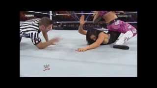 WWE Natalya Finisher SharpShooter To Aksana 1 [upl. by Sherrer]