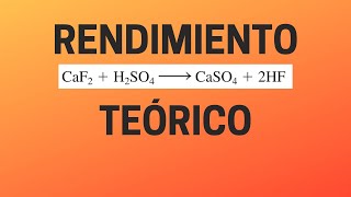 Como CALCULAR el RENDIMIENTO TEÓRICO de una Reacción [upl. by Aneek180]