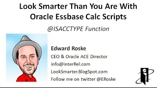 Essbase ISACCTYPE Function [upl. by Ehsiom395]