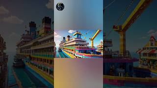 MAGICAL Minecraft Carnival Cruise Ship Comes to Life shorts [upl. by Imuy]