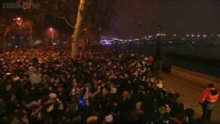 London Fireworks on New Years Day 2009  New Year Live  BBC One [upl. by Acessej660]