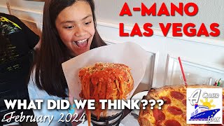 First Time at AMano Pizza and Italian Las Vegas [upl. by Aleka]