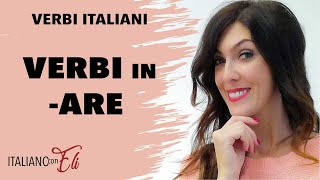 Verbi italiani in ARE  Italian verbs ending in ARE  Verbos italianos en ARE [upl. by Lela]