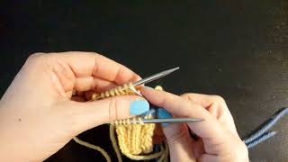 Kitchener Stitch in Ribbing [upl. by Notnel]