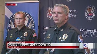 Collierville clinic shooting update [upl. by Yrrat]