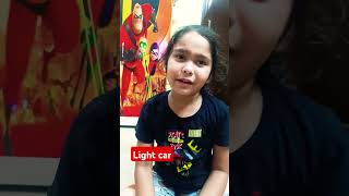 Transparent car yt shorts  light 🚗  trending car  rainbow 🌈 light [upl. by Arataj]