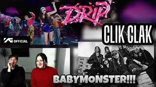 BABYMONSTER IS LIKE THIS  BABYMONSTER  CLIK CLAK MV amp BABYMONSTER  DRIP MV  REACTION [upl. by Nosliw]