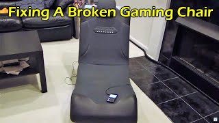 Fixing Gaming Chair From Yard Sale [upl. by Grider46]