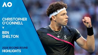 Christopher OConnell v Ben Shelton Highlights  Australian Open 2024 Second Round [upl. by Shandy336]