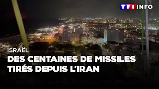 Israël  des centaines de missiles tirés depuis lIran [upl. by Annoid]