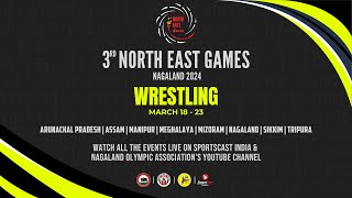 3rd North East Games Nagaland 2024  WRESTLING  Day 1 [upl. by Hauhsoj]