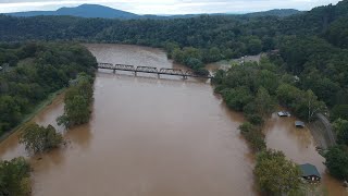 Hiwassee Allisonia Va Flooding 92824 [upl. by Jervis]