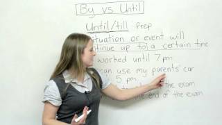 English Grammar  By or Until [upl. by Nnylakcaj]