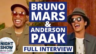 Bruno Mars amp Anderson Paak  Were Silk Sonic Blazed In This Interview The Night Show W Mitch Churi [upl. by Lyndes]