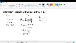 Interpolar medios aritméticos [upl. by O'Hara]