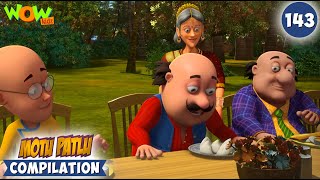 Chingum Hua Beghar  Motu Patlu Season 13 Compilation 143  Motu Patlu  Cartoons Kids  spot [upl. by Aniluj]