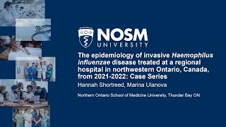 NHRC 2024 Theme 2 The epidemiology of invasive Haemophilus influenzae ShortreedH [upl. by Mccall696]