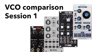 VCO comparision  session 1 [upl. by Aiker]