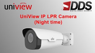 Uniview IP LPR Camera Night [upl. by Wolgast]