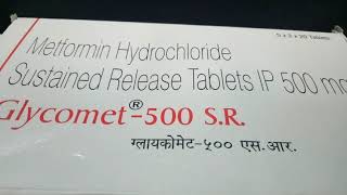 Glycomet 500 SR Tablet Review [upl. by Rednas]