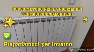 NUOVO METODO PER LA PULIZIA DEI TERMOSIFONI✅️🔝cleaning cleaninghacks puliziedicasa [upl. by Imit]