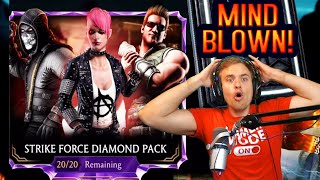 MK Mobile My BEST Strike Force Pack Opening Ever It Will BLOW YOUR MIND [upl. by Lashonde671]