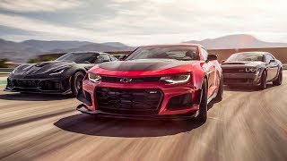 Corvette ZR1 vs Camaro ZL1 vs Dodge Demon  Top Gear [upl. by Ainoek]