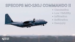 Hurlburt Field MC130J Commando II TakeOff [upl. by Esyahc]