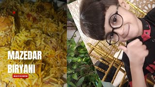 Mazedar Sindhi Biryani Recipe  Perfect Biryani Recipe  Family Vlog  Bobby VlogampFood [upl. by Annaeerb660]