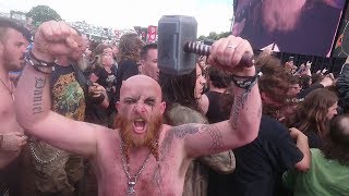 Amon Amarth  Guardians of Asgaard LIVE at Download Festival 2019 Moshvid [upl. by Rendrag728]