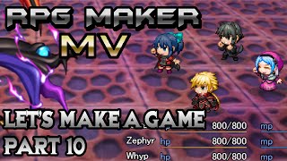 RPG Maker MV Vs DarkLord Harold Our Journey Ends Lets Make a Game Pt10FINALE [upl. by Nagorb]