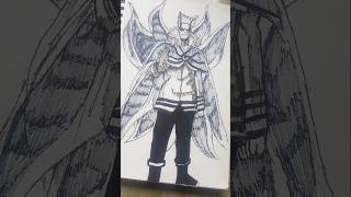 Naruto Sigma Drawing 🎇🔥shortsdrawingnarutosigmaanime [upl. by Rhine]