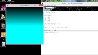 Processing create a gradient with a for loop [upl. by Sholley]