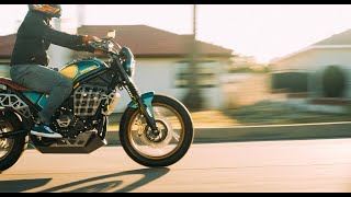 Honda SCL500 Build by Steady Garage  Commercial Video [upl. by Lin]