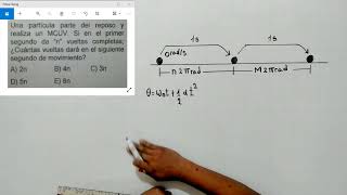 MOVIMIENTO CIRCUNFERENCIAL MCU Y MCUV  CEPREUNI  Problema 23 [upl. by Anette]