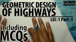 SSC JE 2023  Highway Engineering  02  Geometric Design of Highway  Part 02  Civil Engineering [upl. by Solis]