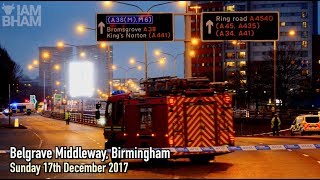 Multivehicle crash on Belgrave Middleway in Birmingham leaves 6 dead  I Am Birmingham [upl. by Defant]