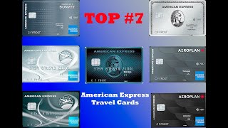 TOP 7 AMEX Travel Credit Cards Available to Canadians  Maximize the Flight Rewards [upl. by Ybreh]